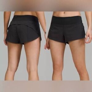 Lululemon size 14 Sleek Black Women's Athletic Shorts
